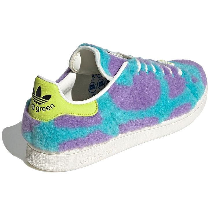 Корпорация монстров. x adidas Stan Smith Майк и Салли Унисекс Кроссовки Синий Молочный Pantone GZ5990