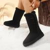 Fashion 2025 Autumn/Winter Women's Fashionable Thickened Warm Cotton Shoes Thick Bottomed Snow Cotton Boots for Women