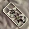 Aesthetic Lily Orchid Flower Phone Case for iPhone 17 Pro Max 16 Plus 15 14 Pro 13 11 12 16E 17Air X XR XS Max 7 8 Plus SE Cover