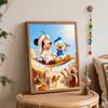 Disney Масляная краска Цифровая живопись Художественный набор Арабский рынок Волшебный ковер Раскраска по номерам Домашний декор