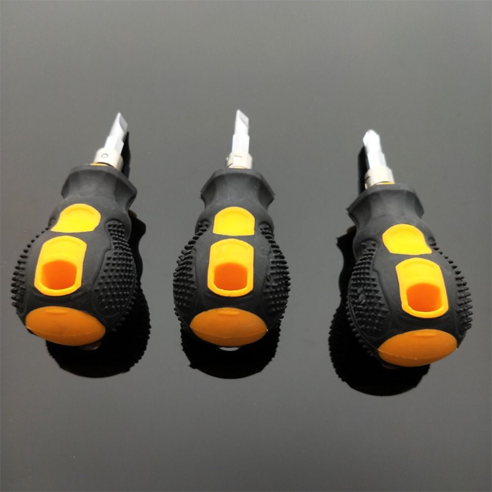 Compact Radish Head Screwdriver Phillips Slotted Screwdriver Mini Screwdriver DIY