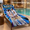 Custom Text ABBA Print Beach Towel Large Towel For Home Bathroom Beach