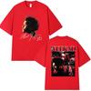 Rapper The Weeknd XO Album Graphic T Shirts Men Women Gothic Vintage Oversized Cotton Tshirt Hip Hop Pop Music Clothing Tshirt