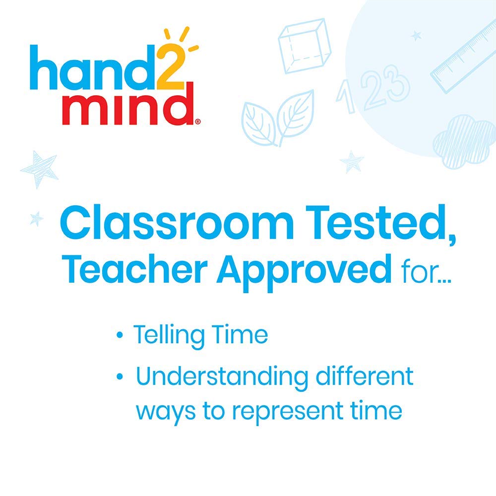 Learning Resources Math Educational Time English 4 Colors Dice, Version, 16-Piece Set, H2M91267, Authentic,