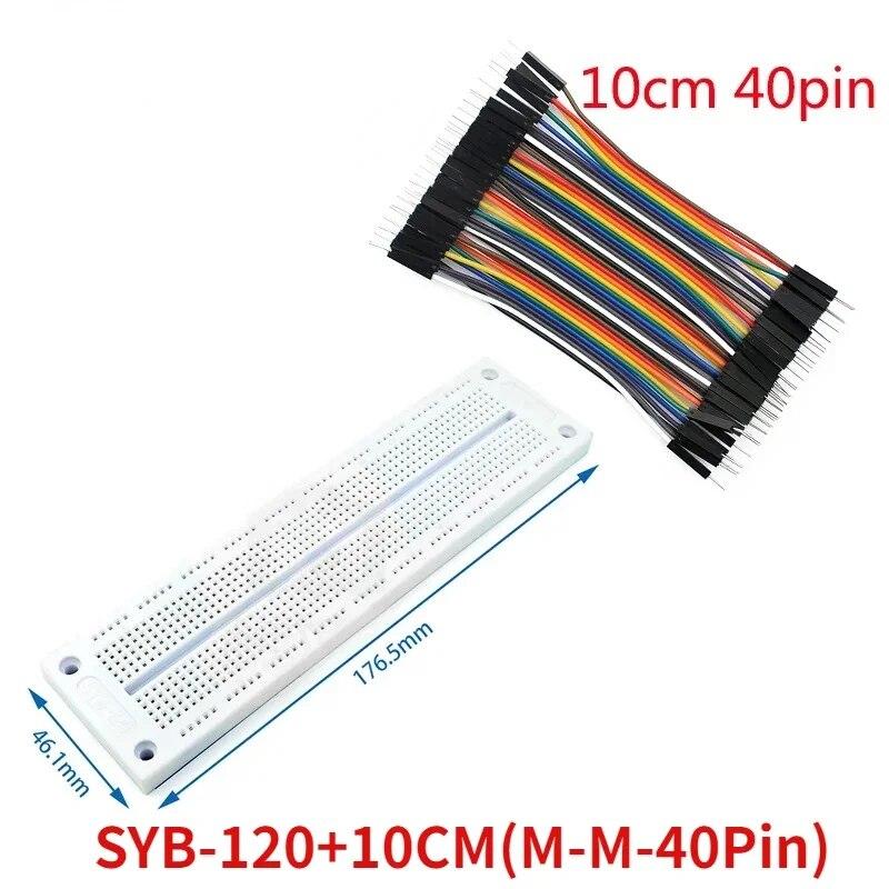 Набор перемычек для макетной платы Dupont Line Kit MB102 ZY-204, 400 соединительных точек, макетная плата для печатной платы без пайки, DIY мини-тестовые наборы для прототипов