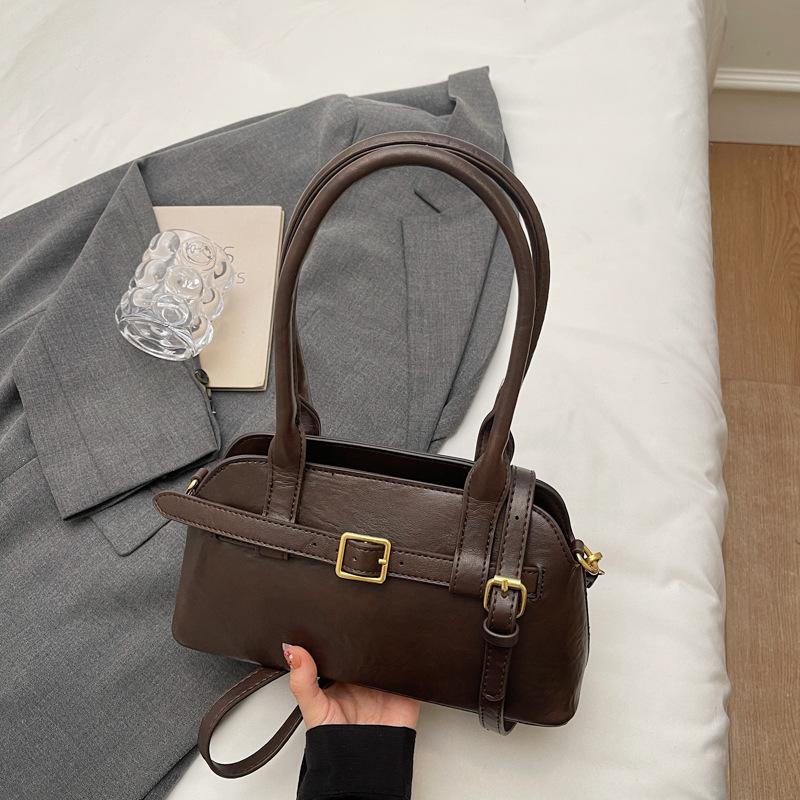 Модная, простая и элегантная повседневная сумка на одно плечо для женщин с большой вместимостью под мышками