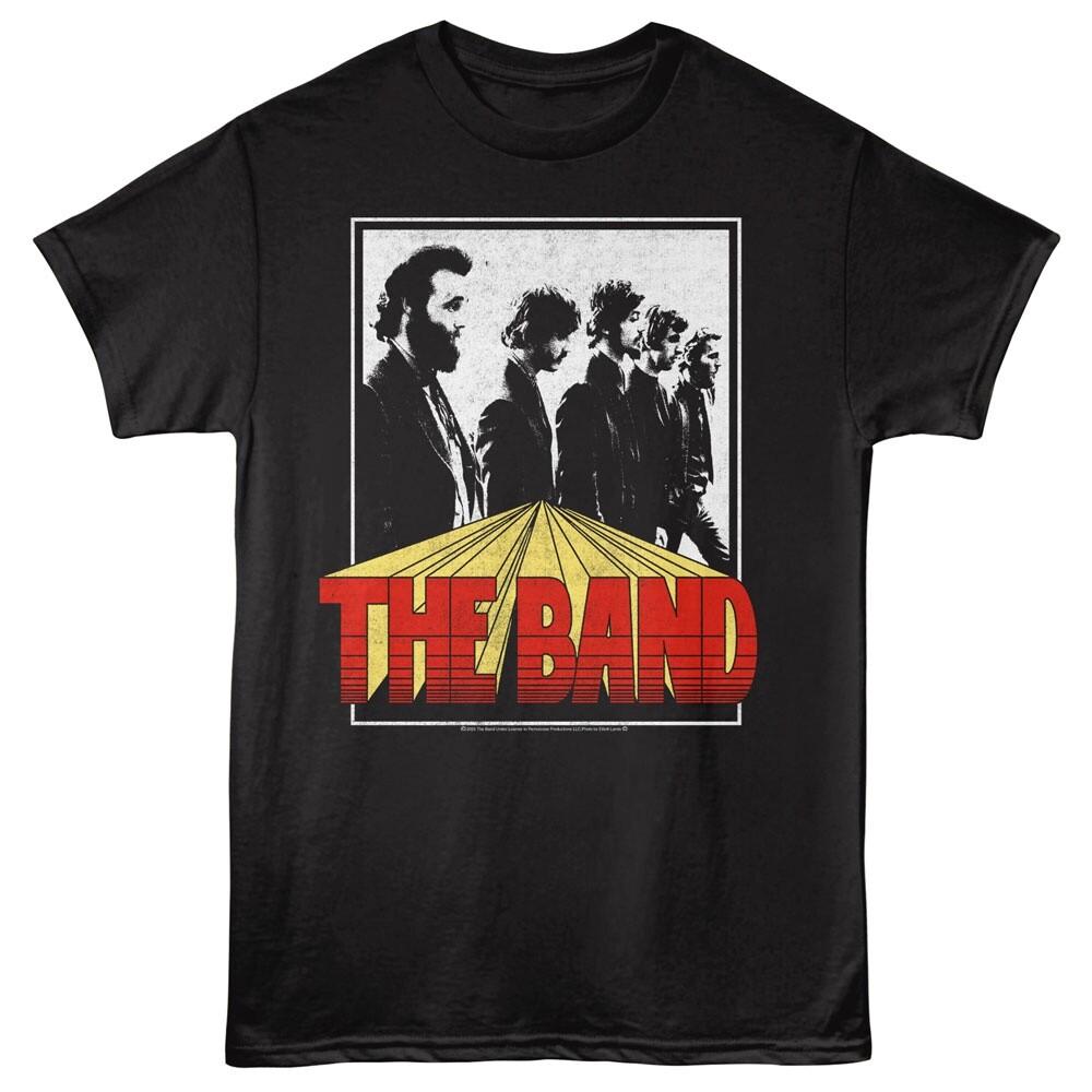 THE BAND 60039;s T-Shirt Music Rock N Roll THE WEIGHT New Official Black Cotton Unisex T-Shirt