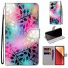 Для Redmi 12C 13C Note 14 13 12 11 Pro 13R 12R 11S 10S Xiaomi 13T 12T 11T Pro PU кожаный держатель для карт цветы животные флип-кошелек подставка чехол для телефона