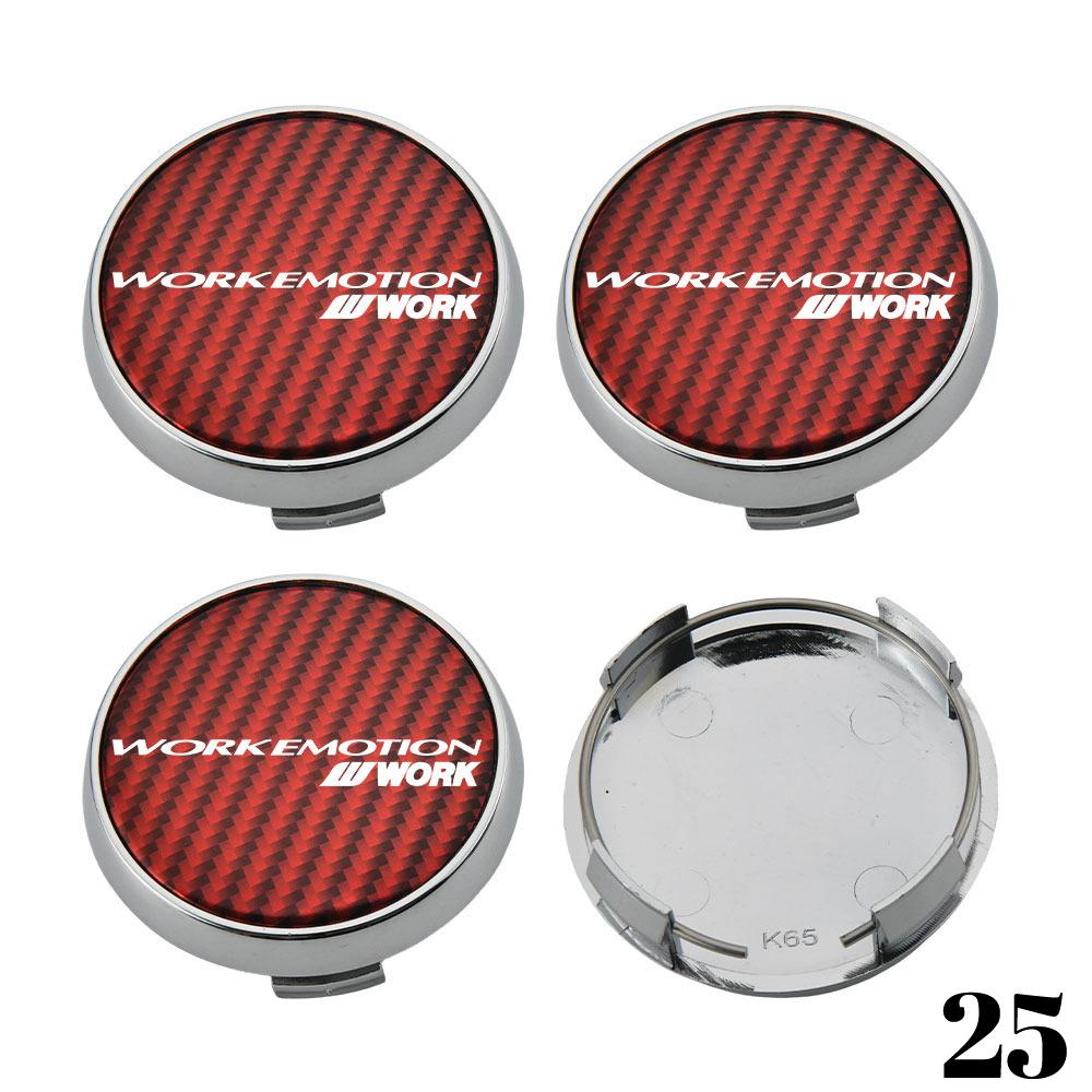 WORK EMOTION Wheel Center Cap 65mm VS EQUIP MEISTER Emblem Sport Rim Hubcap 66mm Wheel Cover Cap 68mm Car Styling Accessories