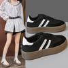 Platform Shoes Women's Autumn New Soft-soled Versatile Little White Shoes with Skirts Casual Sports Board Shoes Women's Tide