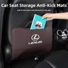 2026 Hot Interior Stickers Car Seat Anti-Kick Pad Seatback Storage Protector Cover Accessories For Lexus CT ES GS NX IS250 CT200
