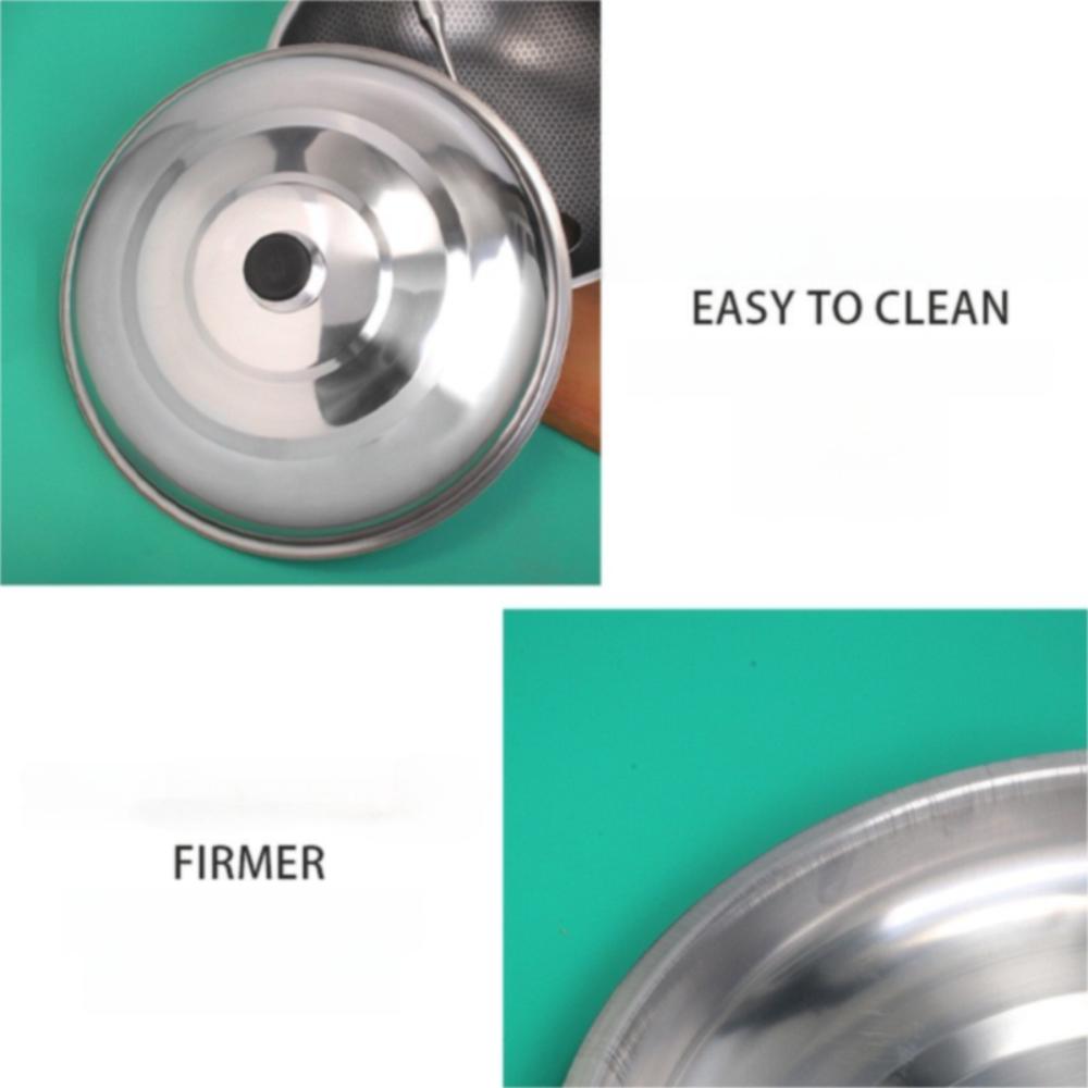 28/32/36/40 см Кастрюля из нержавеющей стали Крышка Универсальная с ручкой Крышка для кастрюли Вок Части посуды Крышка для сковороды Бытовая