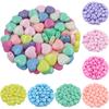 DIY For Necklace Bracelet New Candy Color Heart Loose Beads 20Pcs 12*11mm Pendant Jewelry Making  Jewelry Accessory