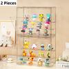 GENGSHENG 3Pcs Acrylic Display Cabinet, Blind Box Display Stand, for Collectible Figures and Clear Display Blind Box Toysys, New