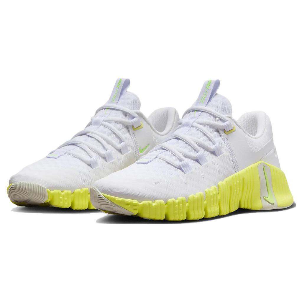 Nike Free Metcon 5 White Lime Blast Женские кроссовки Свето-зеленое морское стекло DV3950-106