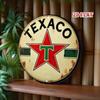 Металлическое Настенное Искусство Винтажный Знак Ретро Заправки Texaco Декор Гаража
