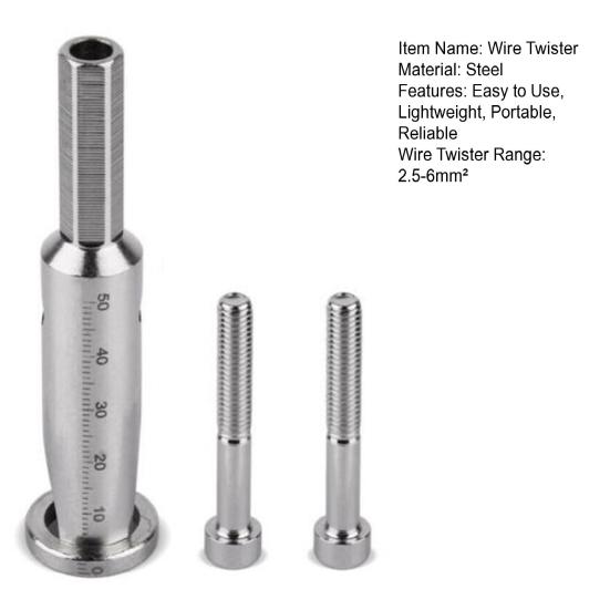 Инструмент для зачистки проводов Кабельный скручиватель Эффективный надежный простой в эксплуатации Портативный DIY Проект Электрик Инструмент для проводов Ручной инструмент для скручивания кабеля