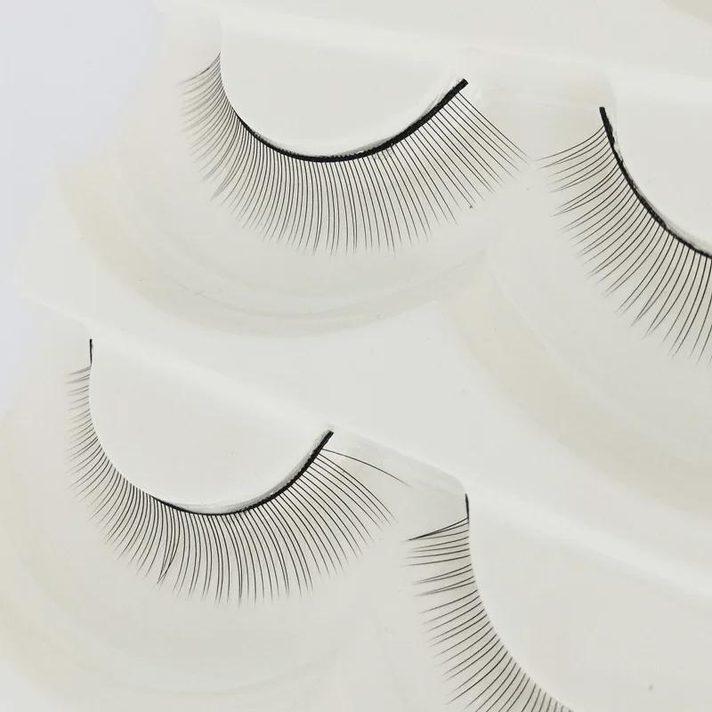 Набор для практики наращивания ресниц: Накладные ресницы Flat Arc 8 мм и 10 мм, 5 пар