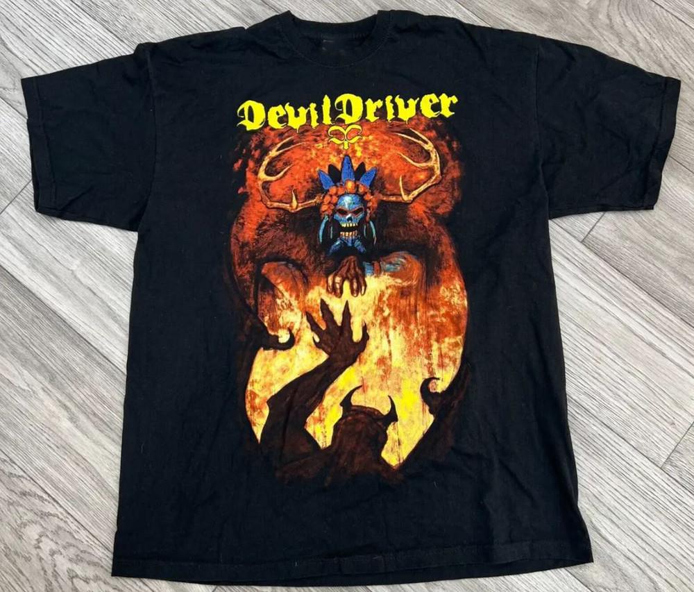 Devil Driver Band European Tour 2010 Tee Unisex T-Shirt All Size SB092 Unisex T-Shirt