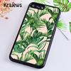 Чехол для телефона Krajews Monstera Flower Tropical Green Leaves для iPhone 14 5 6s 7 8 plus XR XS 11 12 13 pro max Galaxy S21 S22