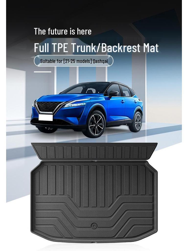 Комплект ковриков в багажник и на спинки сидений Nissan Qashqai 2021-2025 TPE