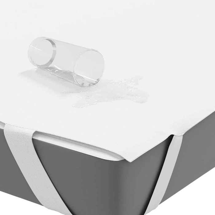 VidaXL Protège-matelas blanc 180x200 cm imperméable,drap de lit,literie,housse de drap-housse,drap-housse,housse de 4100173