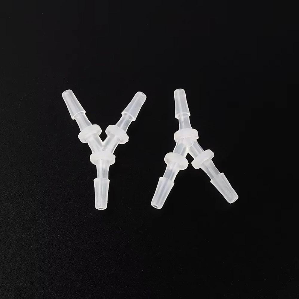10Pcs Plastic 3 Way Connector PP PE Hose Fittings  for Aquarium Fish Tank Fittings