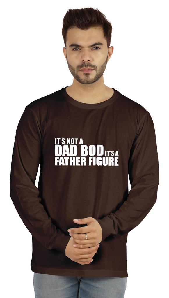 Inkmeso Мужская футболка It's Not A Dad Bod It's A Father Figure Смешные цитаты Папочка футболка