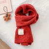 Money Rabbit Boundless, Wool-containing New Scarf Women's Autumn and Winter Korean Version Versatile Cute Girl Student Neck Scarf