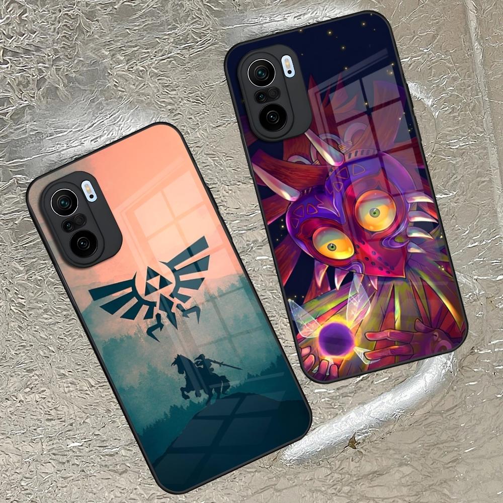 Мультяшный Аниме Игровой Чехол Z-Zelda для Телефона Xiaomi 14 13 12 11 13t 12t 11t POCO M6 M5 X6 X5 F6 F5 Ultra Pro Lite 5G закаленное стекло