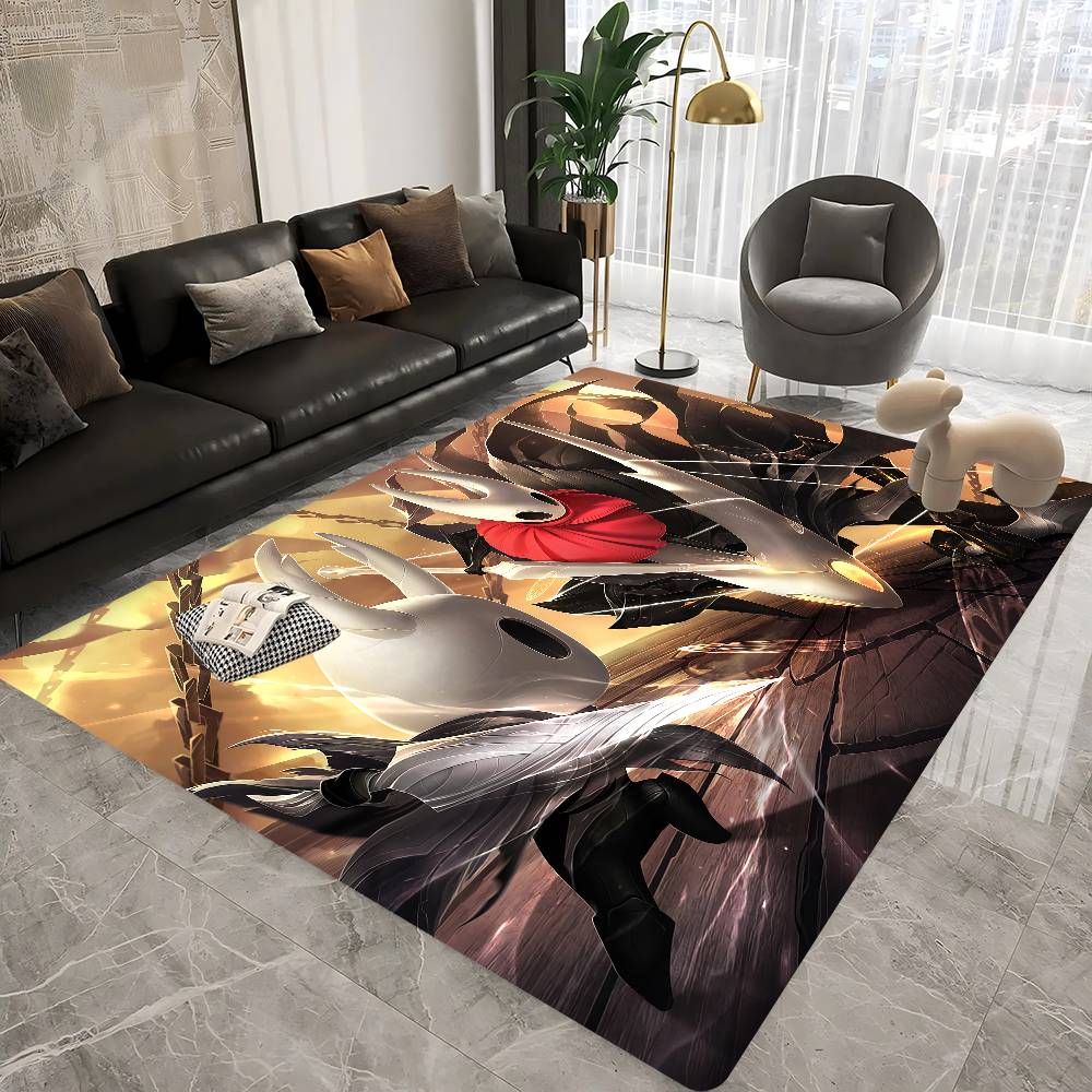 H-Hollow K-Knight Game Hallway Carpet INS Style Soft Bedroom Floor House Laundry Room Mat Anti-skid Bedside Area Rugs