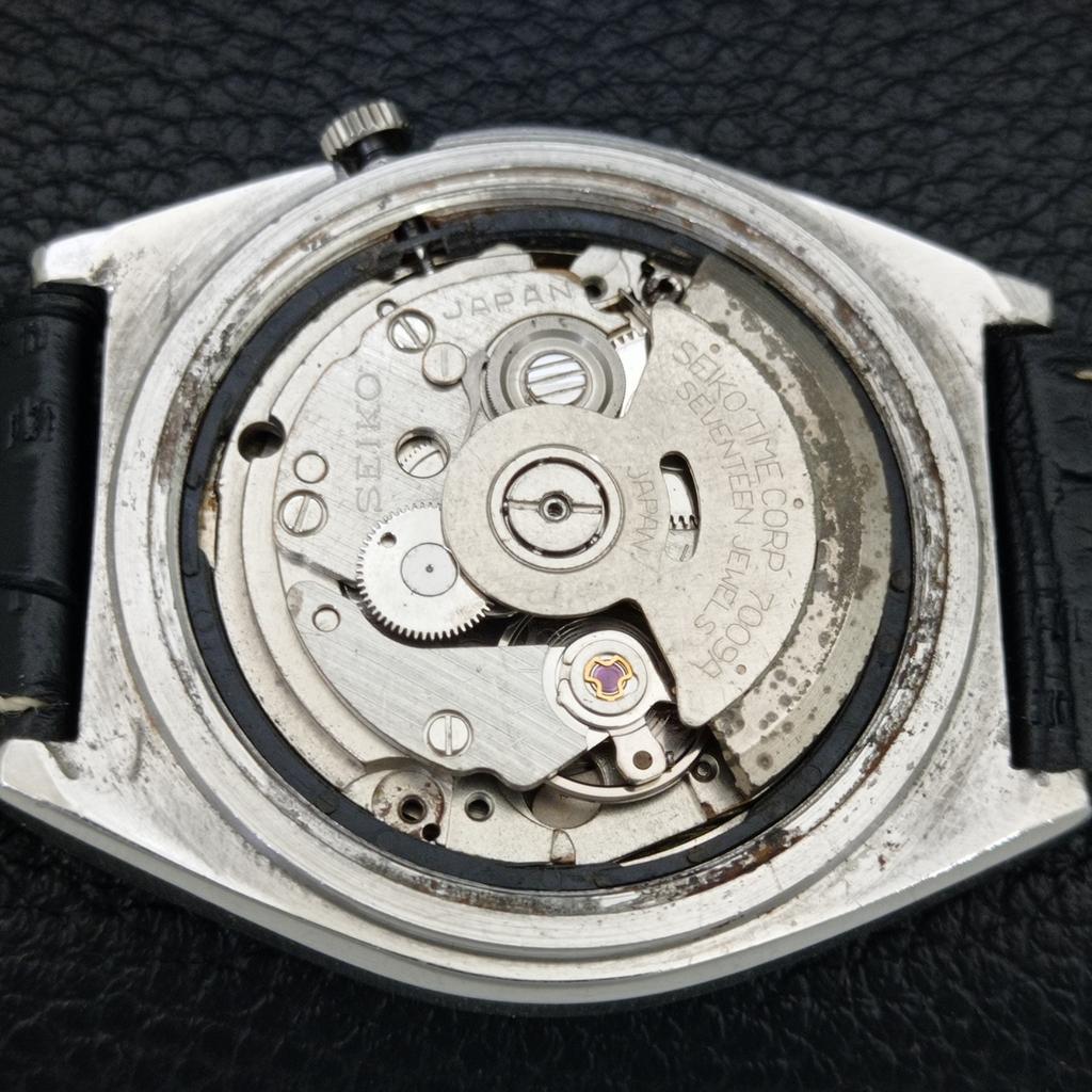 ВИНТАЖНЫЕ АВТОМАТИЧЕСКИЕ ЧАСЫ SEIKO 5 7009A ЯПОНИЯ МУЖСКИЕ ЧЕРНЫЙ ЦВЕТ ЦИФЕРБЛАТ a708530-1