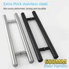 Thick Door Handles Stainless Steel Doors Pull Handle New Shower Door Handle Hardware Fittings
