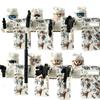 Военный спецназ MOC Строительный блок SWAT Призрачный коммандос Фигурки Полицейские солдаты Армия Оружие Оружие Детская игрушка Подарки