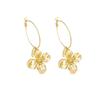 Exquisite High-End Flower Metal Earrings: Trendy, Versatile, Luxury Jewelry for Women