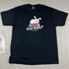 Vintage Monty Python Killer Rabbit JINX T Shirt Mens Large Black Run Away Horror Unisex T-Shirt