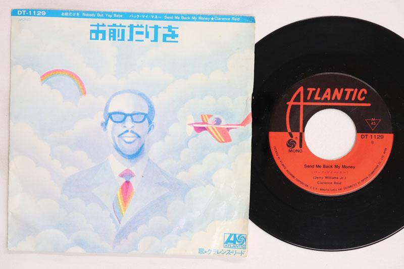 7-дюймовая пластинка CLARENCE REID Only you DT1129 ATLANTIC 1969 Япония SoulFunk Б/у