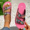 Women Flat Slippers 2024 Summer New Beach Sandals Lightweight Comfortable Shallow Slippers Breathable Designer Slides Women