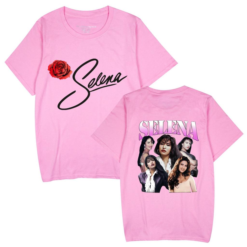 Singer Selena Quintanilla TShirt Women Short Sleeve Cotton Tshirts Casual Summer ONeck Cool Tees Shirt