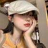 Лицо маленькая ретро облако письмо берет дети универсальный однотонный большой обхват головы художник восьмиугольная шляпа