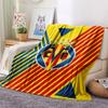 Villarreal logo FlAannel Blanket, High quality Comfortable for All Seasons, Home Decor, Warmth and Comfort