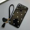 Для Xiaomi Redmi Note 9 Pro Max 8 Pro Чехол Закаленное Стекло Сердечко Задняя Крышка Бахрома Ремешок Для Redmi Note 13 Pro Plus 12 Pro