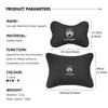 EMHV7 Leather Car Headrest Neck Pillow Seat Waist Cushion Lumbar Support For Citroen C4 C3 C5 C1 C2 C6 VTS C4L DS3 DS4 DS5 Grand
