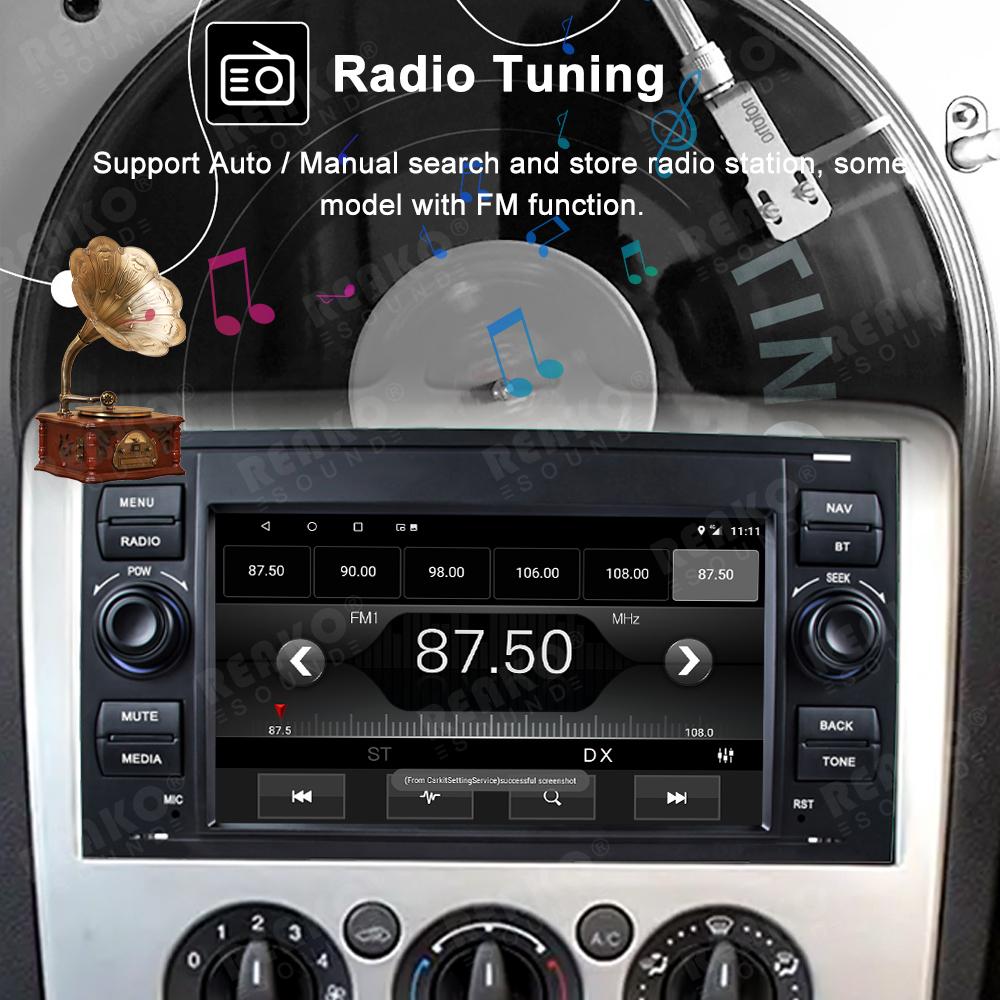 REAKOSOUND Android-плеер Автомобильный плеер для Ford Автомобильный радиоприемник Android Радио Автомагнитола Автомобильная стереосистема Автомобильный радиоприемник MP5 GPS Зеркальная связь заднего вида BT FM