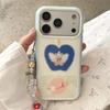 Artistic Angel Bear Wax Candle Phone Case for iPhone 17/16 Pro Max/15/14 - High-End Feel