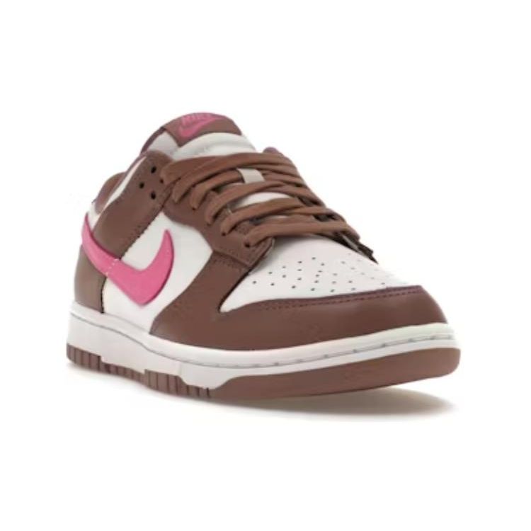 Nike Dunk Low Smokey Mauve Игривые розовые женские кроссовки Коричнево-белые FZ3611-208