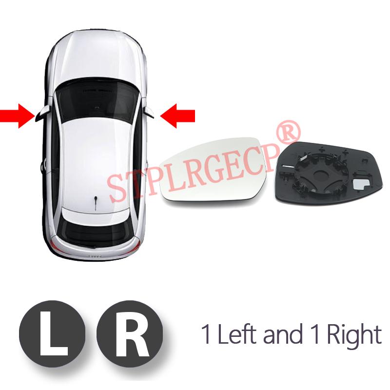 Verre chauffant de rétroviseur latéral de remplacement pour Jaguar Range Land Rover Evoque Discovery L538 L550