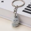 Resin Flocking Cute Three-Dimensional Bunny Keychain Pendant, Car Keychain Pendant, Bag Pendant, Accessory Batch