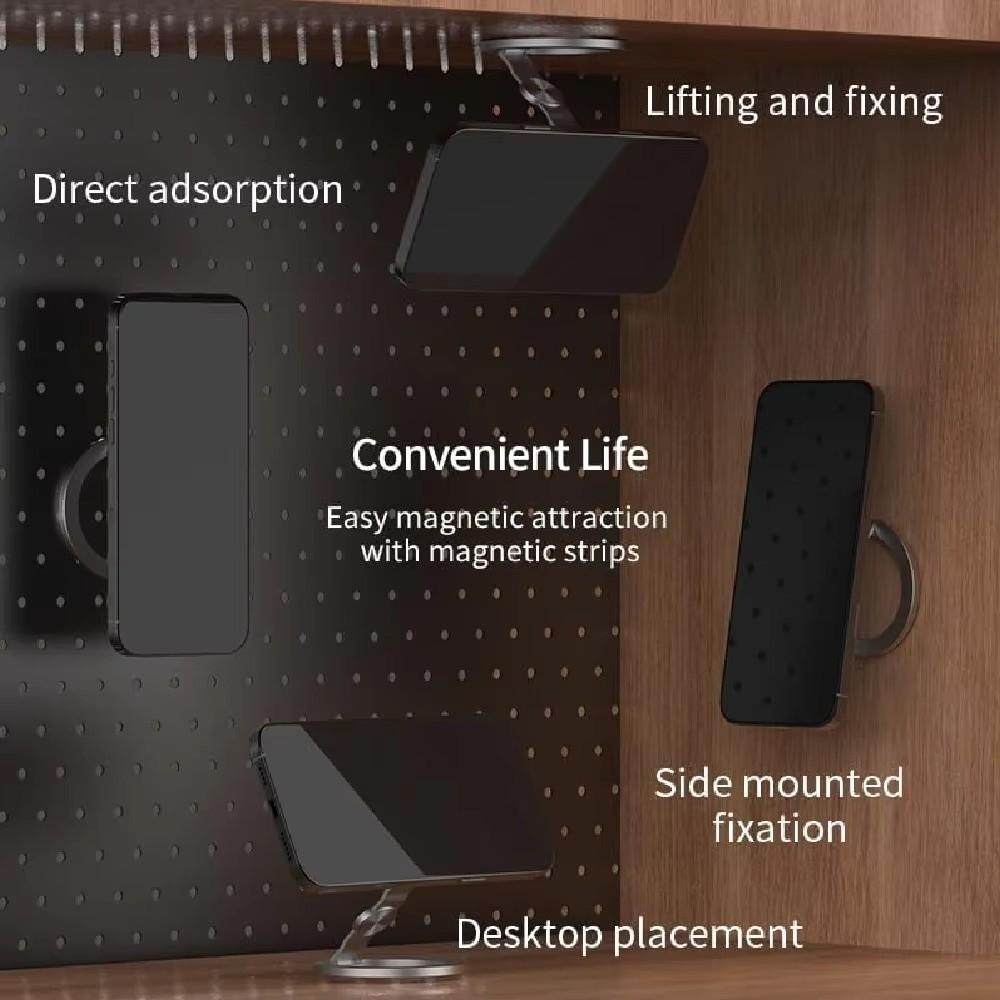 Double Sided Magnetic Magnetic Phone Ring Holder Foldable Magnetic Phone Grip Car