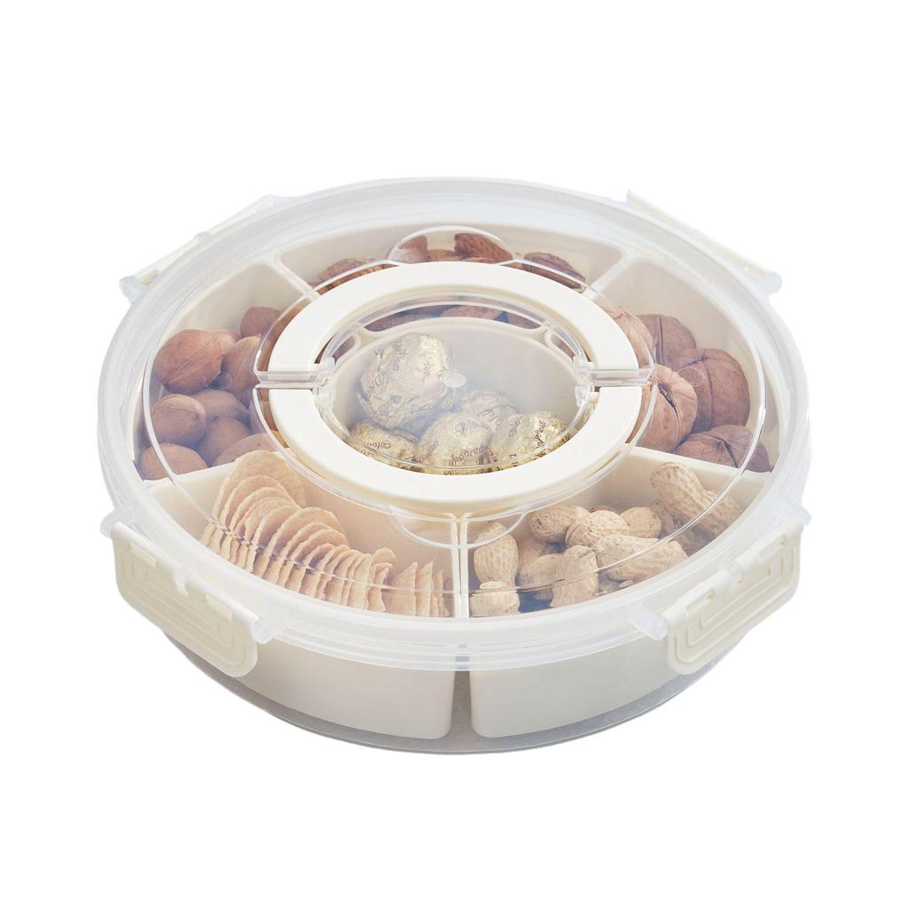 Moisture-Proof Seasoning and Ingredient Storage Box with Compartments